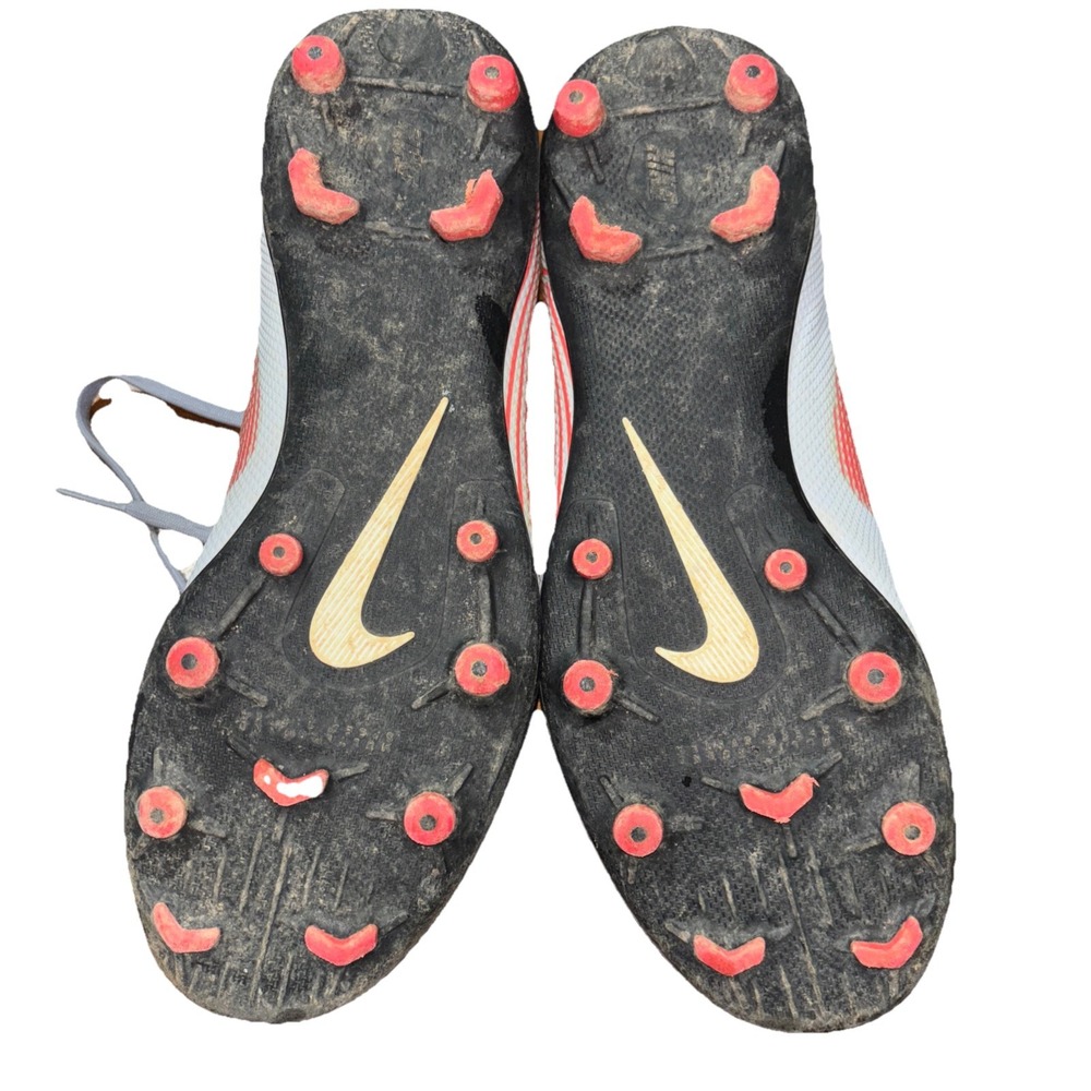 Nike 6Y Mercurial Vapor 12 Club Soccer Cleats Grey/Light Crimson Football Size‎ - Picture 6 of 6